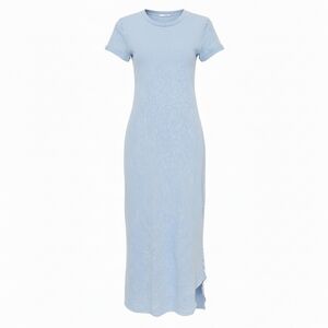 Frank & Eileen Harper Perfect Tee Shirt Maxi Dress Mineral Blue Size Medium